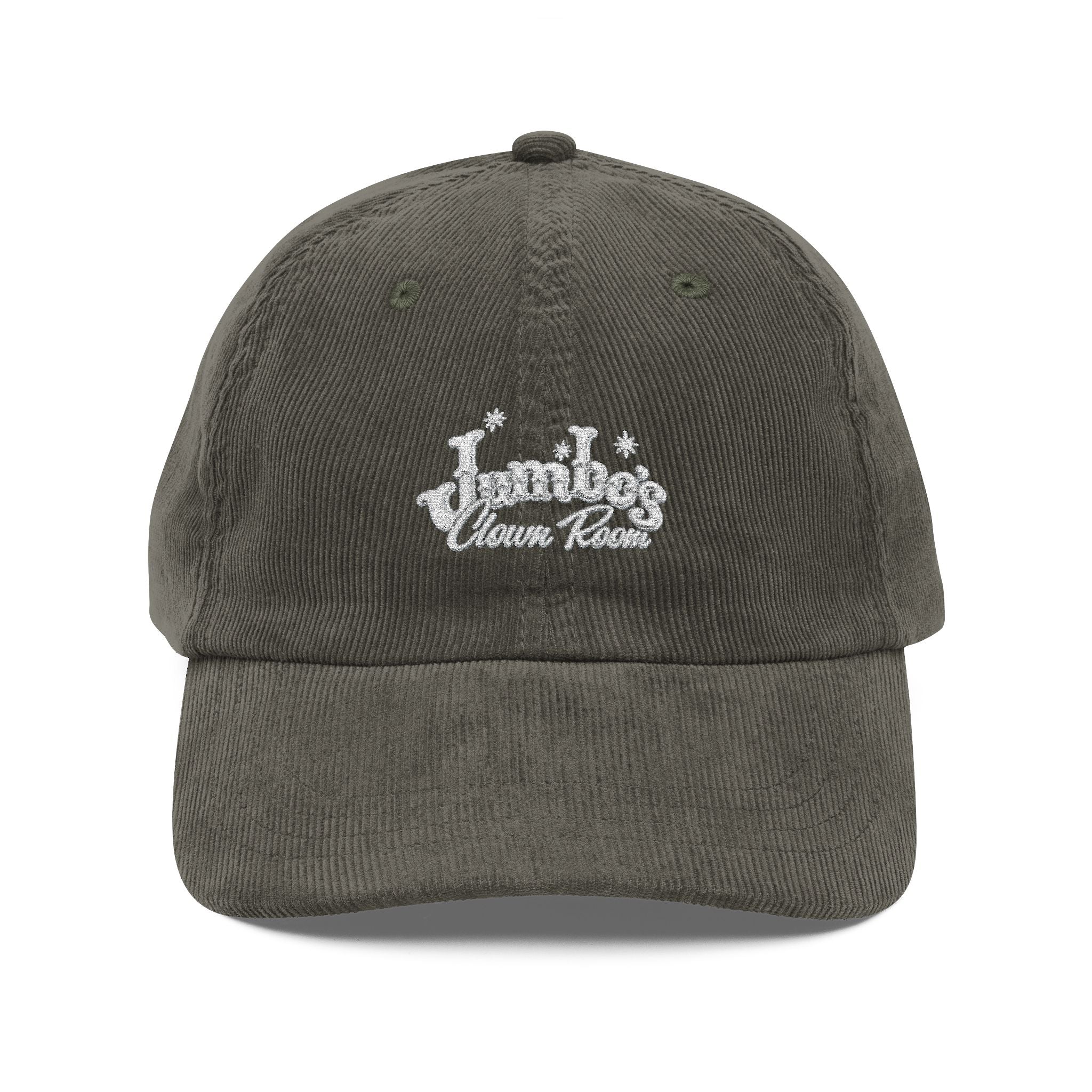 Jumbo's Clown Room Vintage Logo Embroidered Corduroy Cap