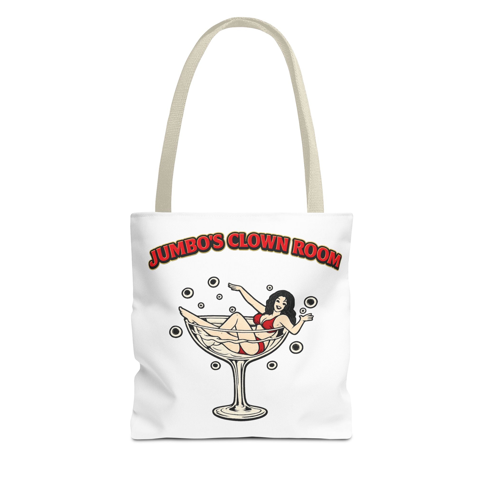 Jumbo's Clown Room "Bikini Martini Girl" Cotton Tote