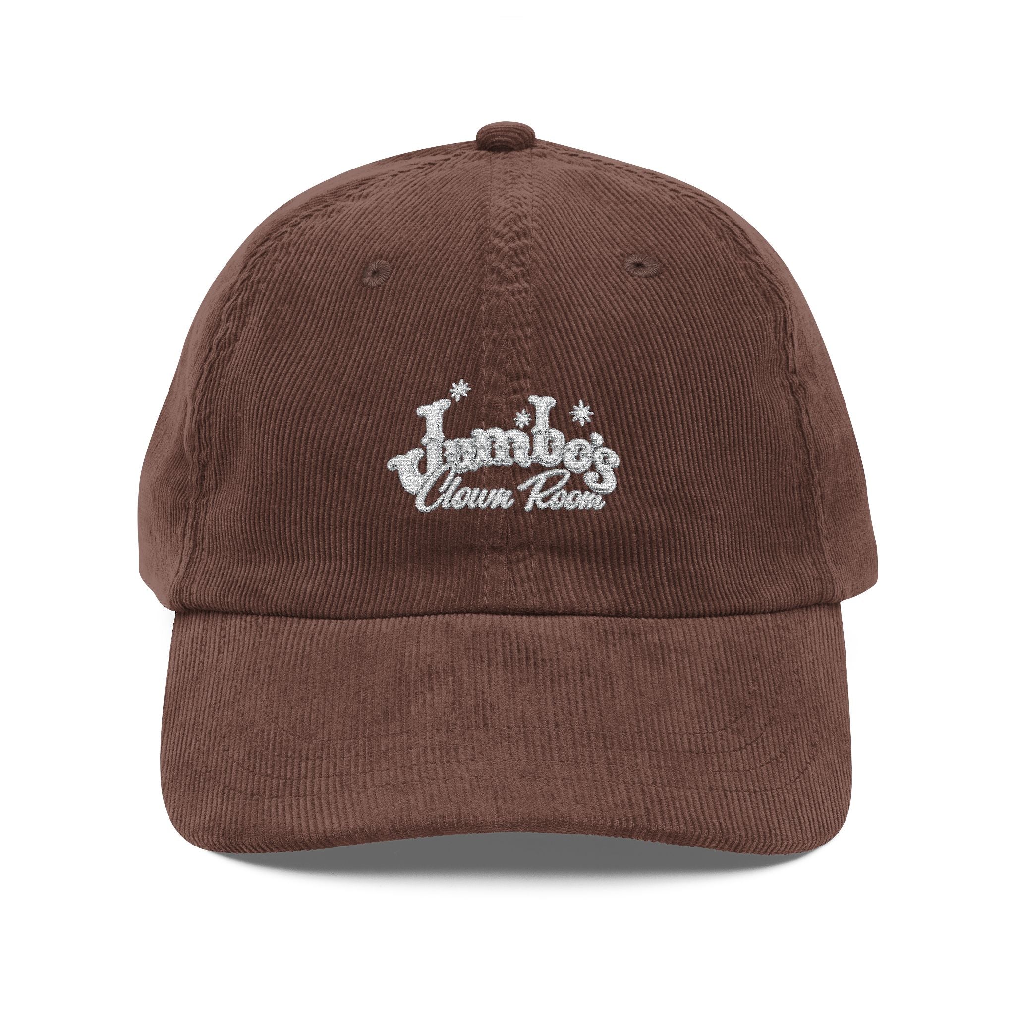 Jumbo's Clown Room Vintage Logo Embroidered Corduroy Cap