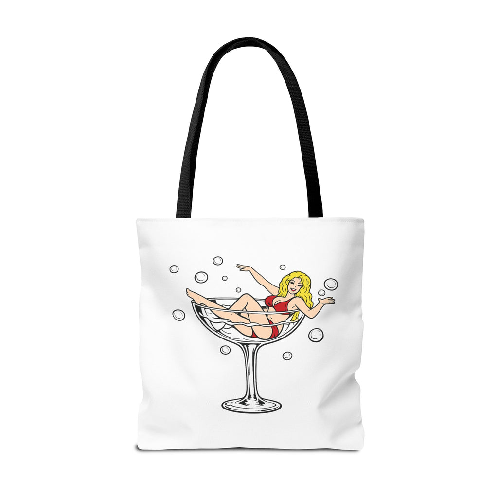 Jumbo's Clown Room "Bikini Martini Girl" Cotton Tote