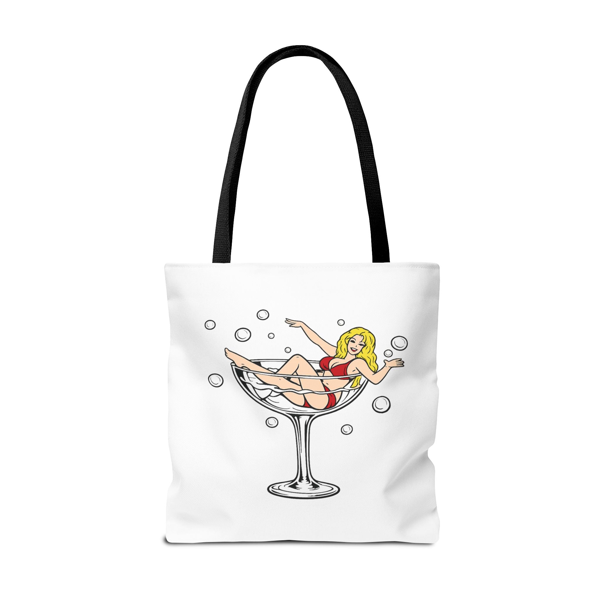 Jumbo's Clown Room "Bikini Martini Girl" Cotton Tote