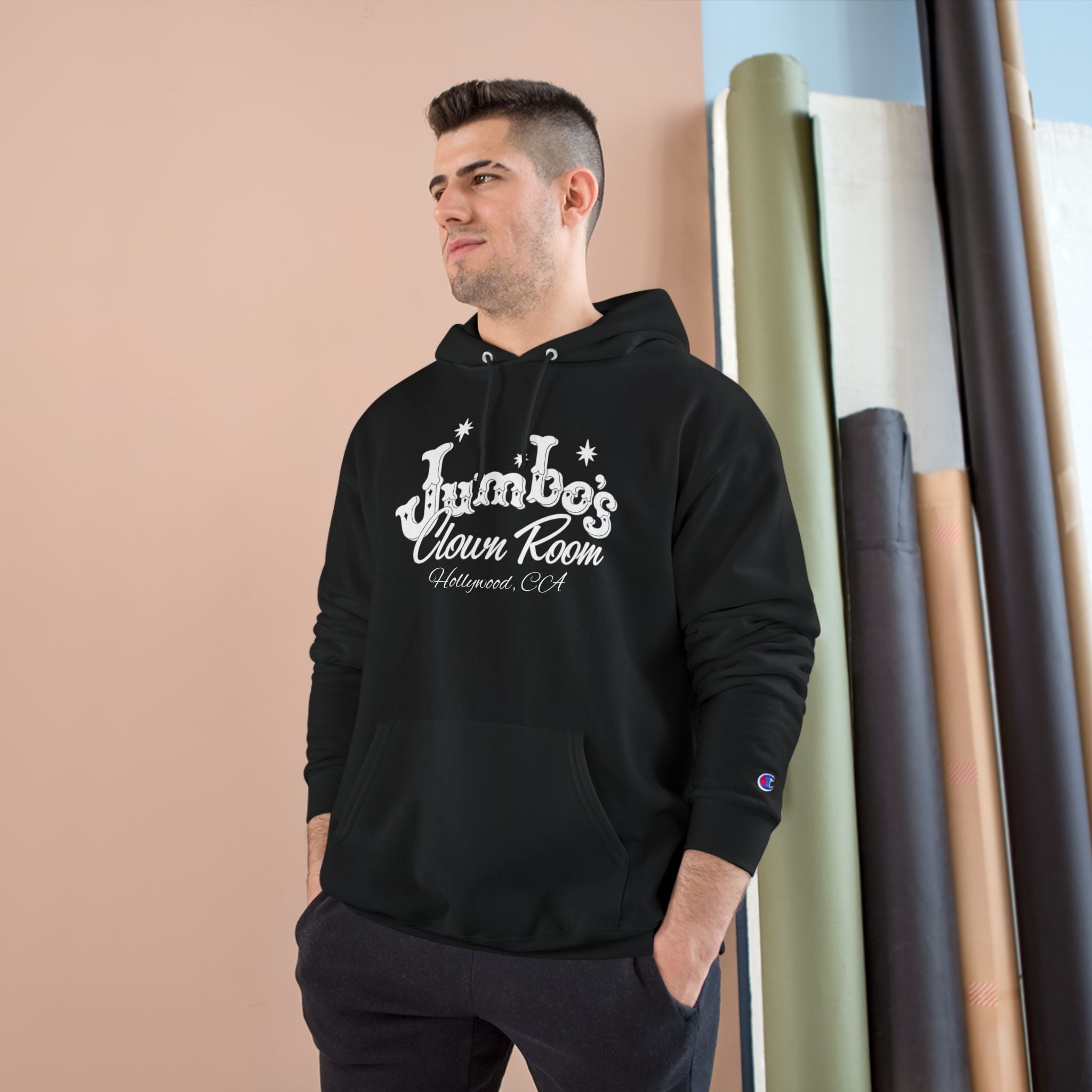 Jumbos Clown Room Vintage Logo Champion Hoodie