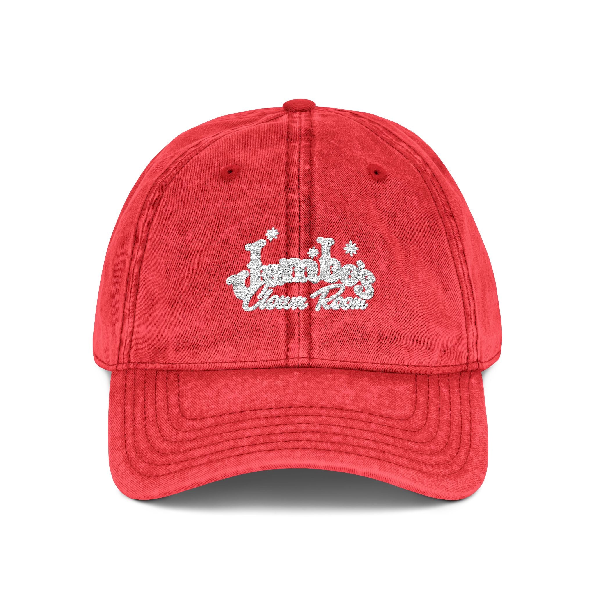 Jumbo's Clown Room Vintage Embroidered Retro Distressed Dad Hat