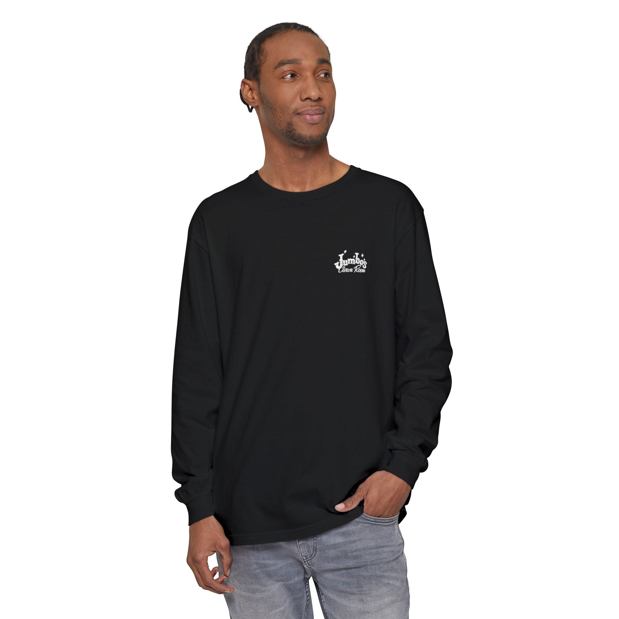 Jumbo's Clown Room Vintage Script Long Sleeve Tee