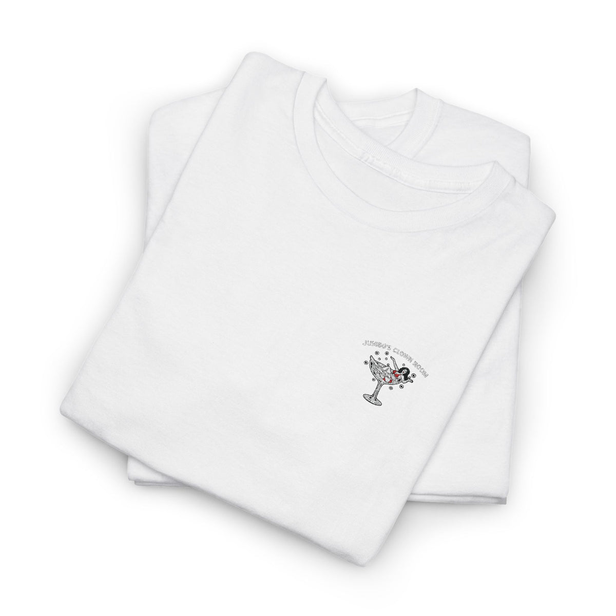 Jumbo's Clown Room Embroidered "Bikini Martini Girl"  Tee