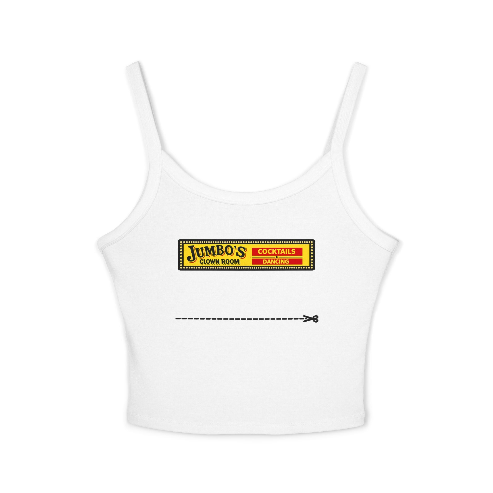 Jumbo's Clown Room Vintage Marquee Sign Spaghetti Strap Tank Top