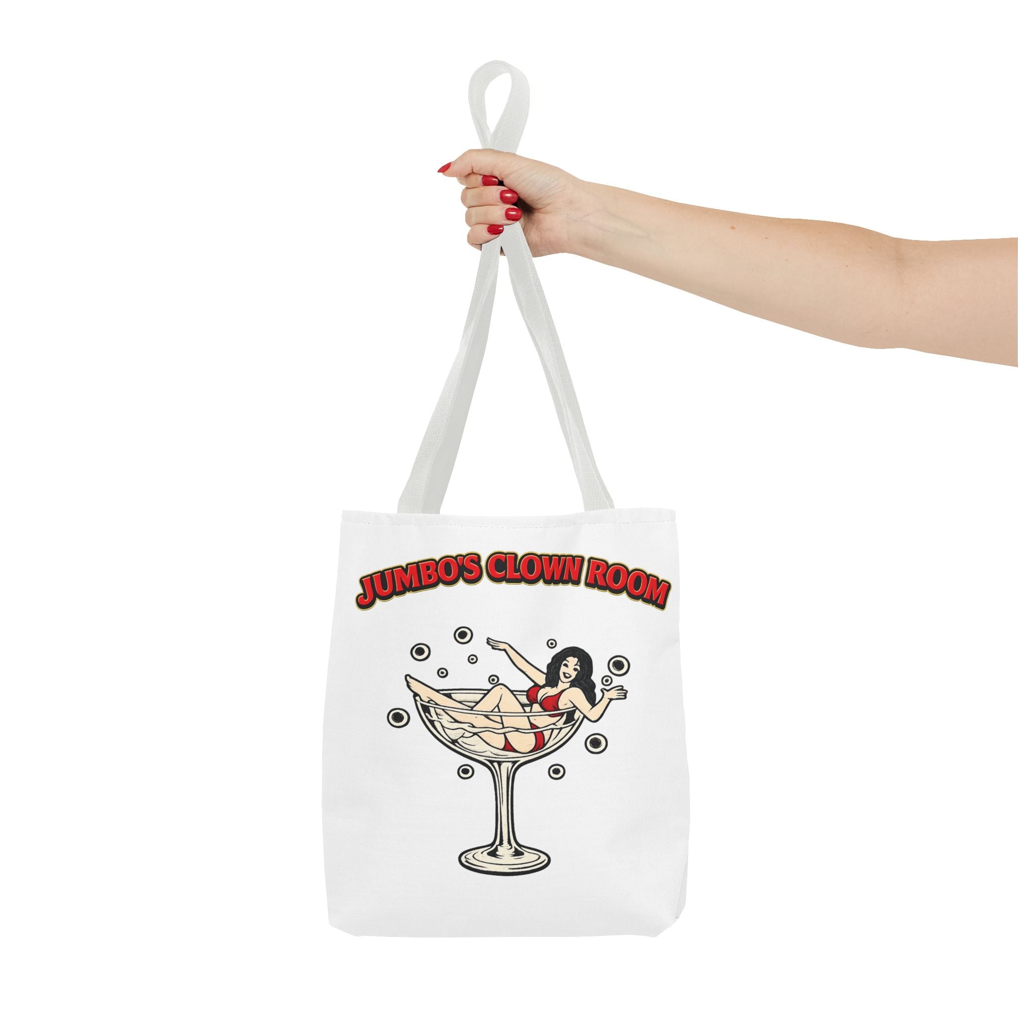 Jumbo's Clown Room "Bikini Martini Girl" Cotton Tote