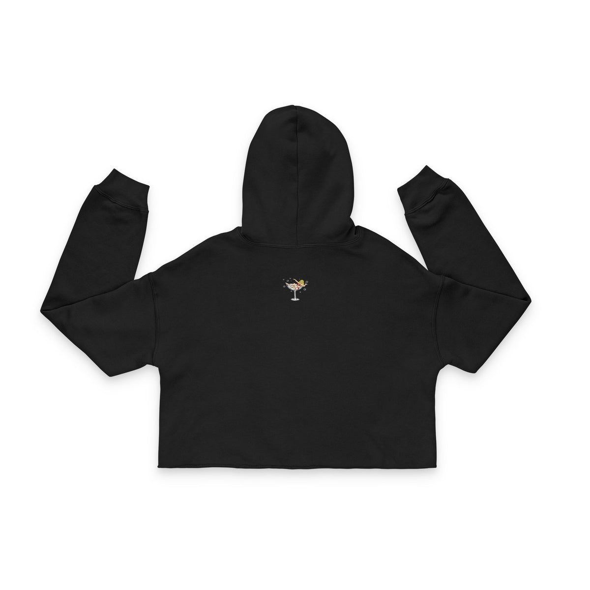 Jumbo's Clown Room Vintage Logo Women's Cropped Hoodie