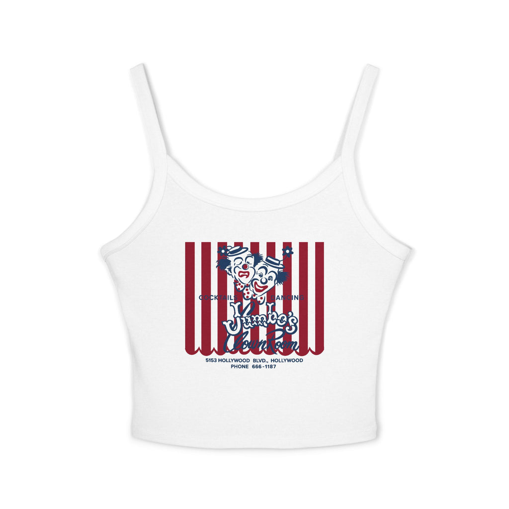 Jumbo's Clown Room Vintage Napkin Spaghetti Strap Tank Top