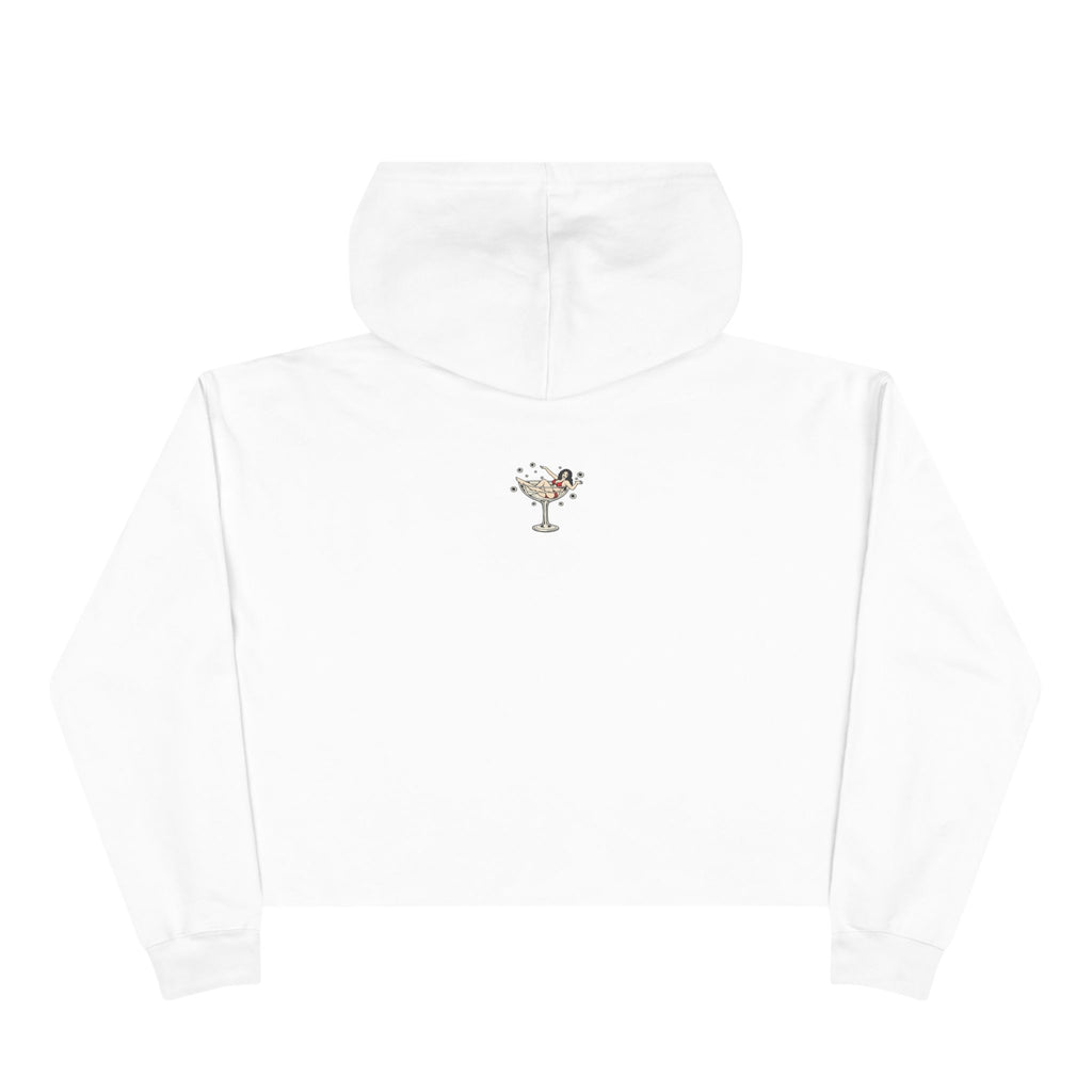 Jumbo's Clown Room Vintage Napkin Cropped Hoodie