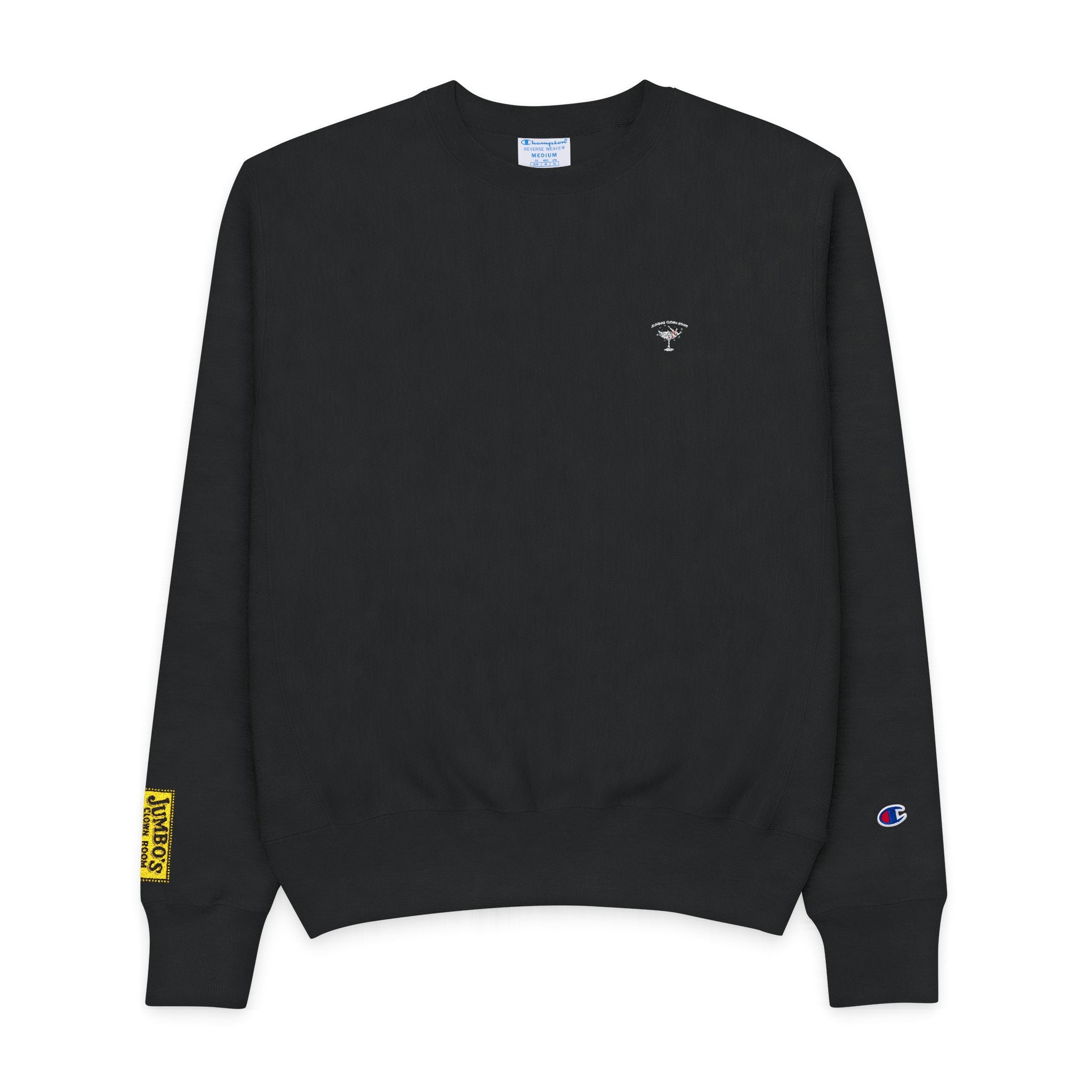 Jumbo's Clown Room Deluxe Embroidered Champion Brand Sweatshirt