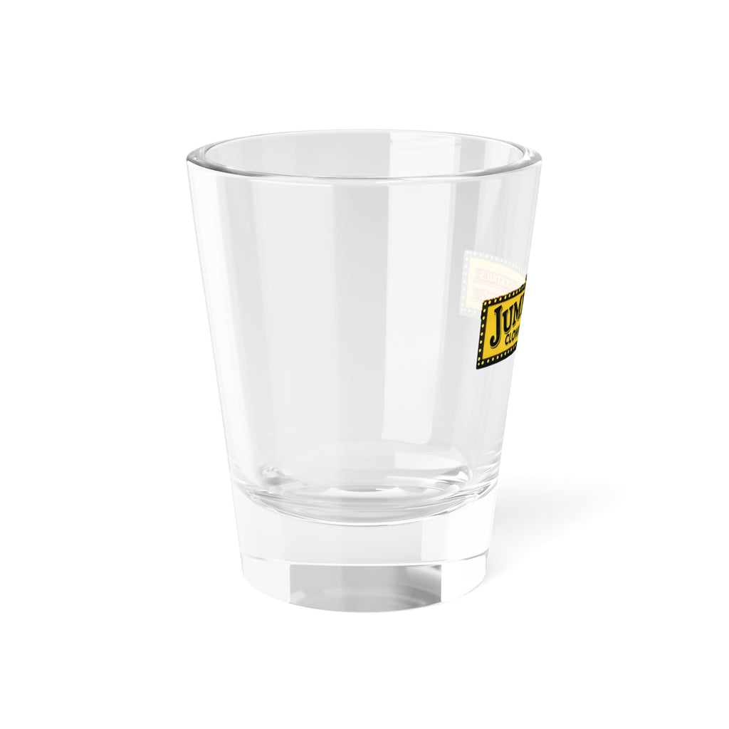 Jumbo's Clown Room Vintage Sign Bar Shot Glass – 1.5oz Collectible