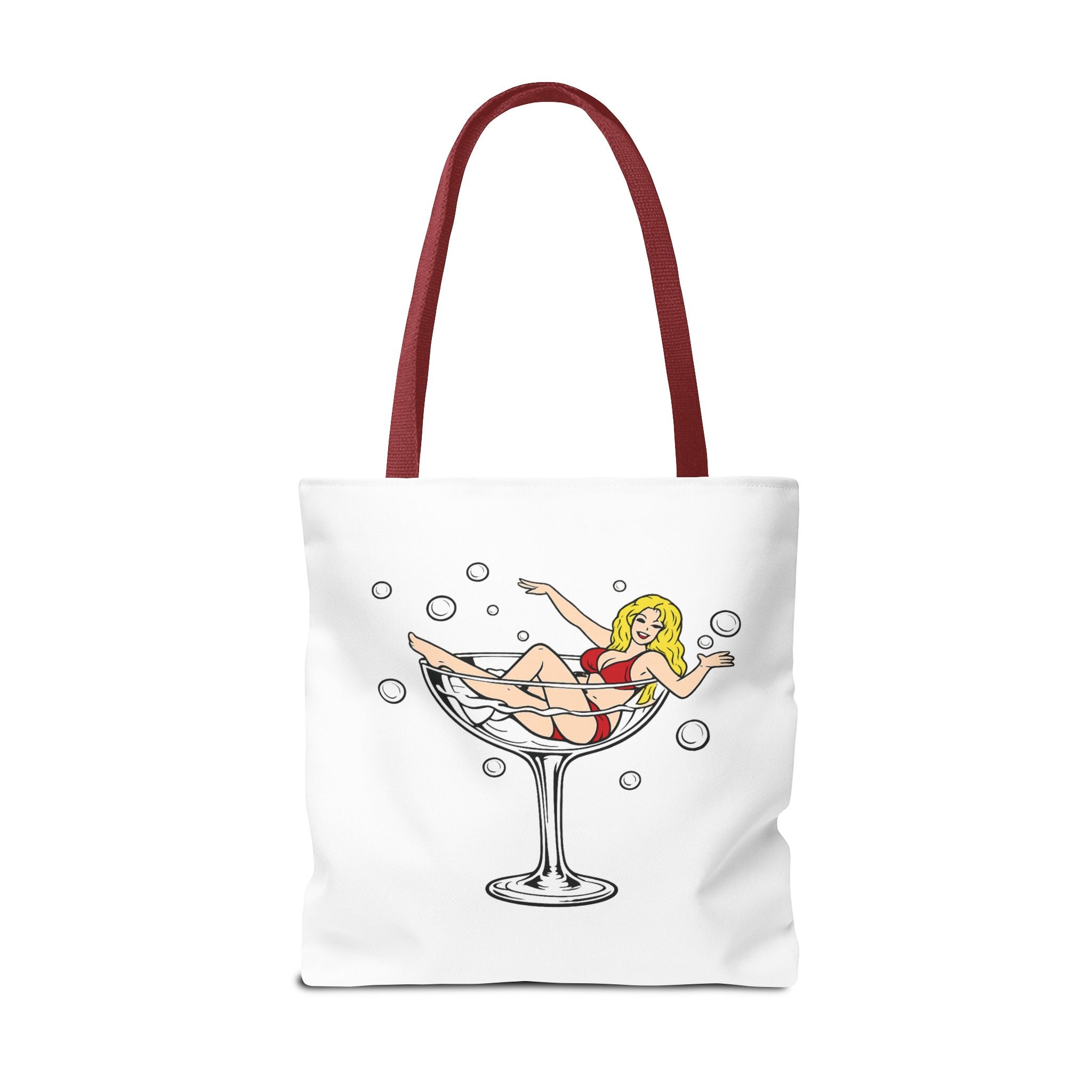 Jumbo's Clown Room "Bikini Martini Girl" Cotton Tote