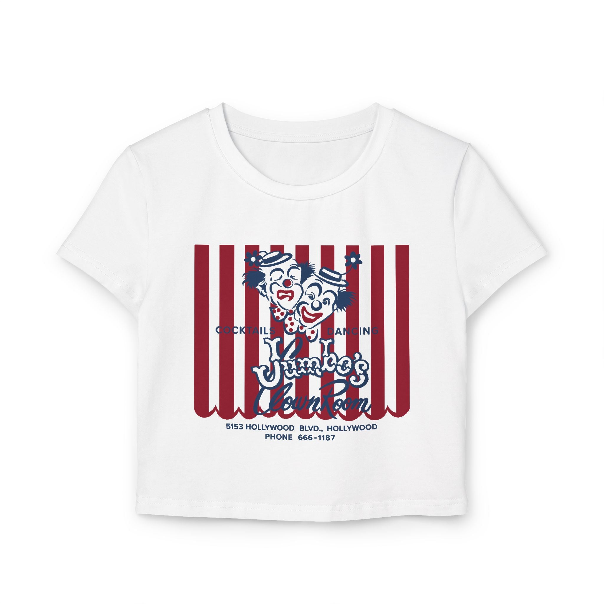 Jumbo's Clown Room Vintage Napkin Baby Doll Tee