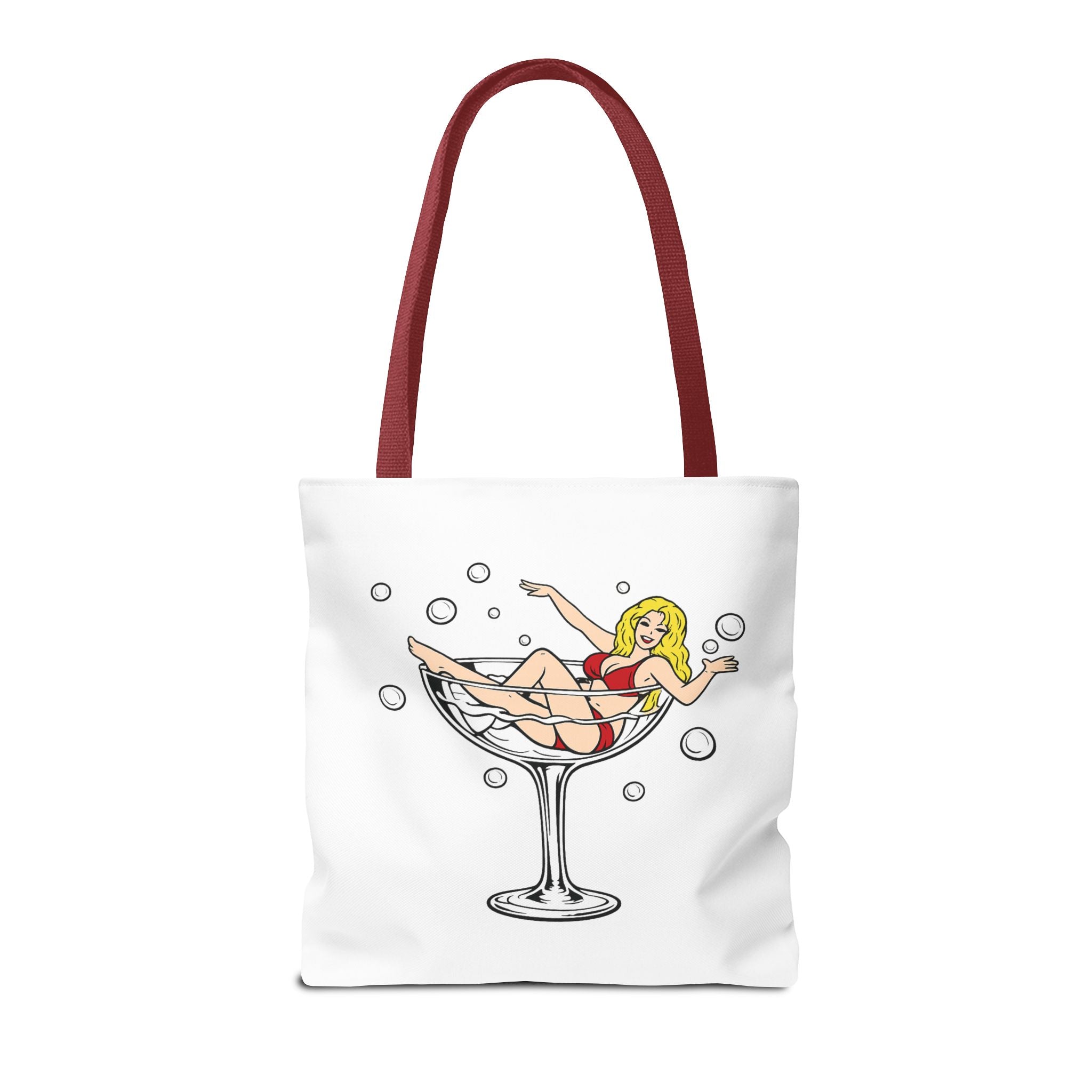Jumbo's Clown Room "Bikini Martini Girl" Cotton Tote