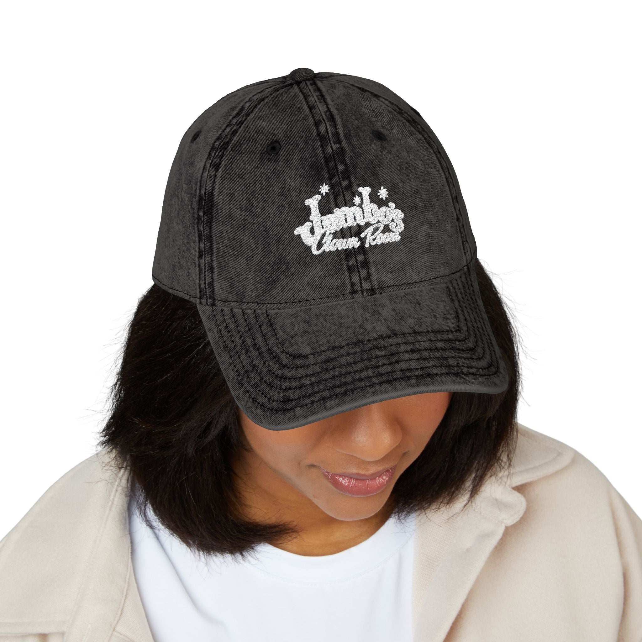 Jumbo's Clown Room Vintage Embroidered Retro Distressed Dad Hat