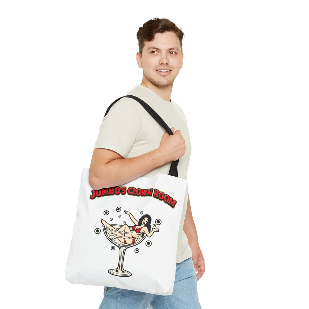 Jumbo's Clown Room "Bikini Martini Girl" Cotton Tote