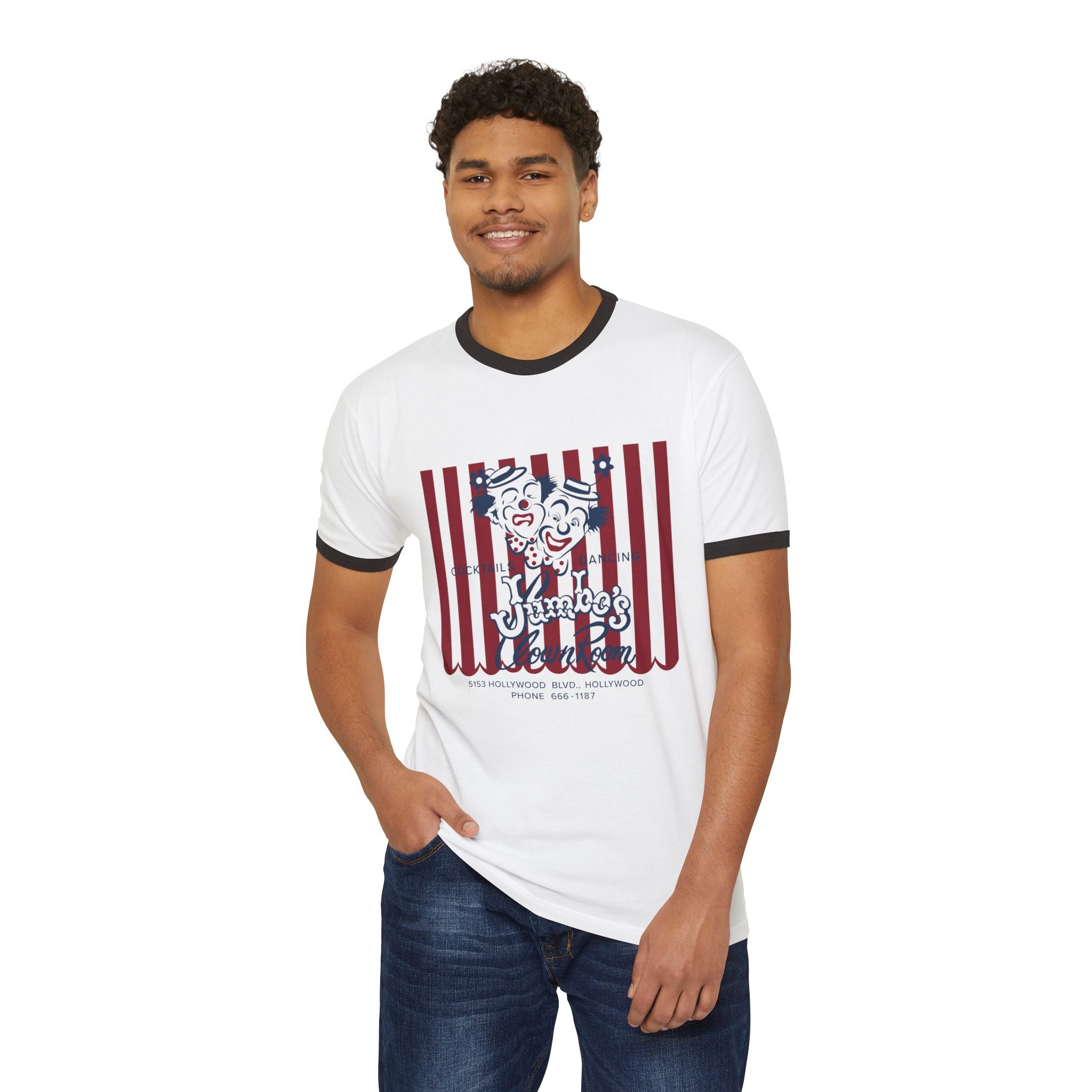Jumbo's Clown Room Vintage Napkin Ringer Tee