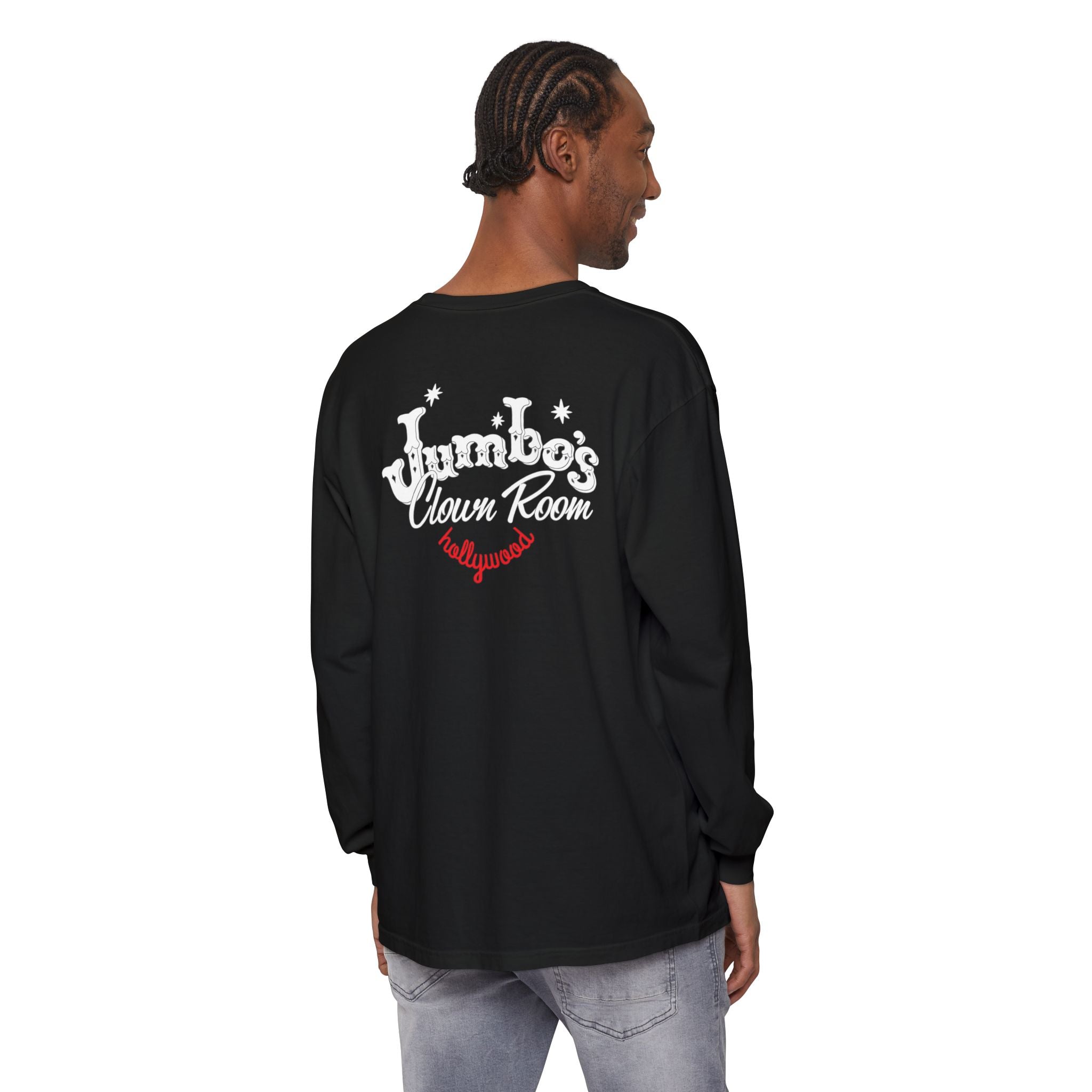Jumbo's Clown Room Vintage Script Long Sleeve Tee