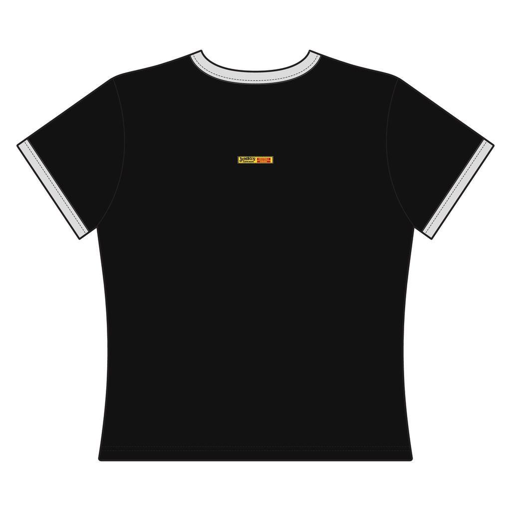 Jumbo’s Clown Room Vintage Logo  Women’s Ringer Tee