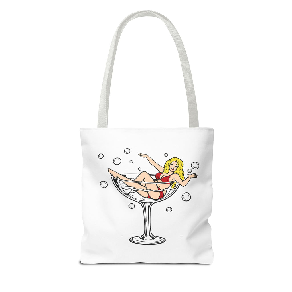 Jumbo's Clown Room "Bikini Martini Girl" Cotton Tote