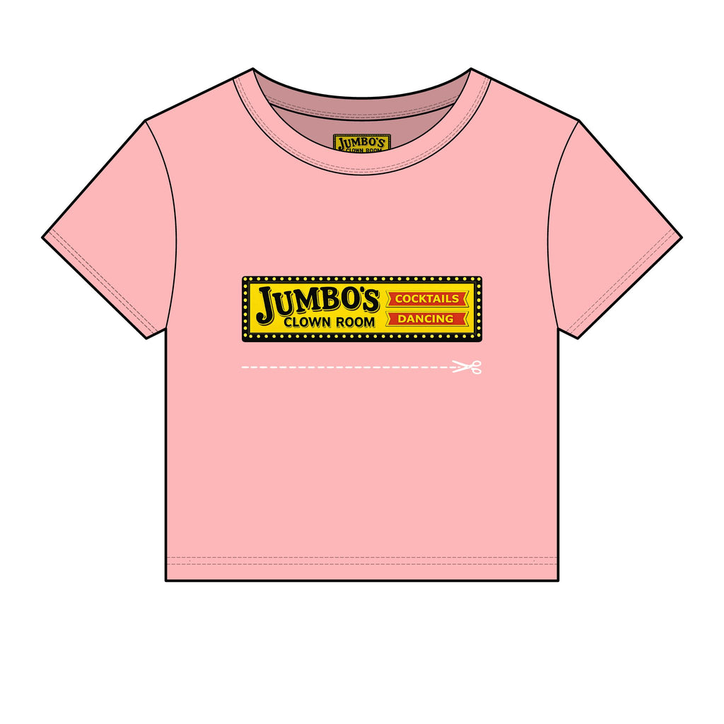 Jumbo's Clown Room Vintage Sign Crop Tee