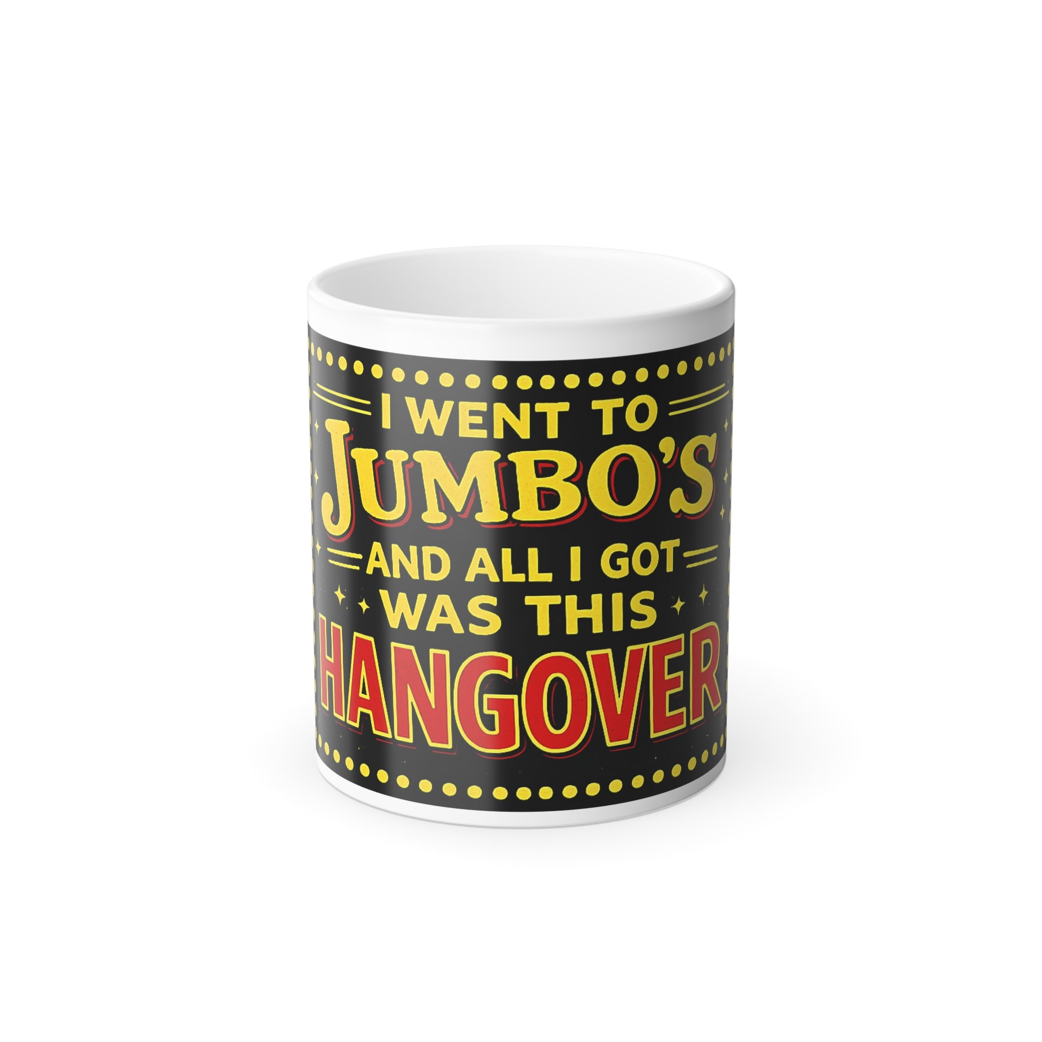 Jumbo's Clown Room "Hangover" Color Morphing Mug, 11oz