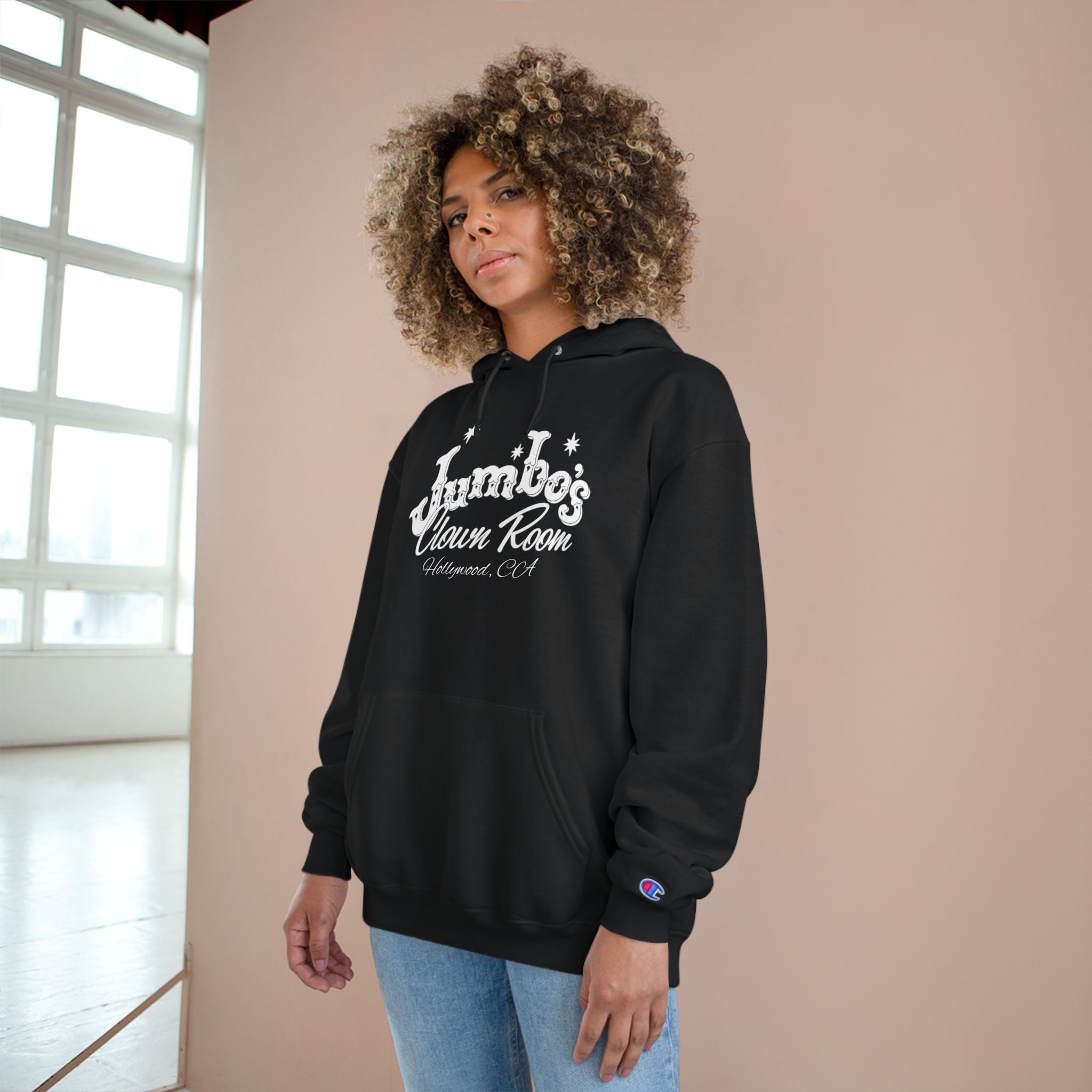 Jumbos Clown Room Vintage Logo Champion Hoodie
