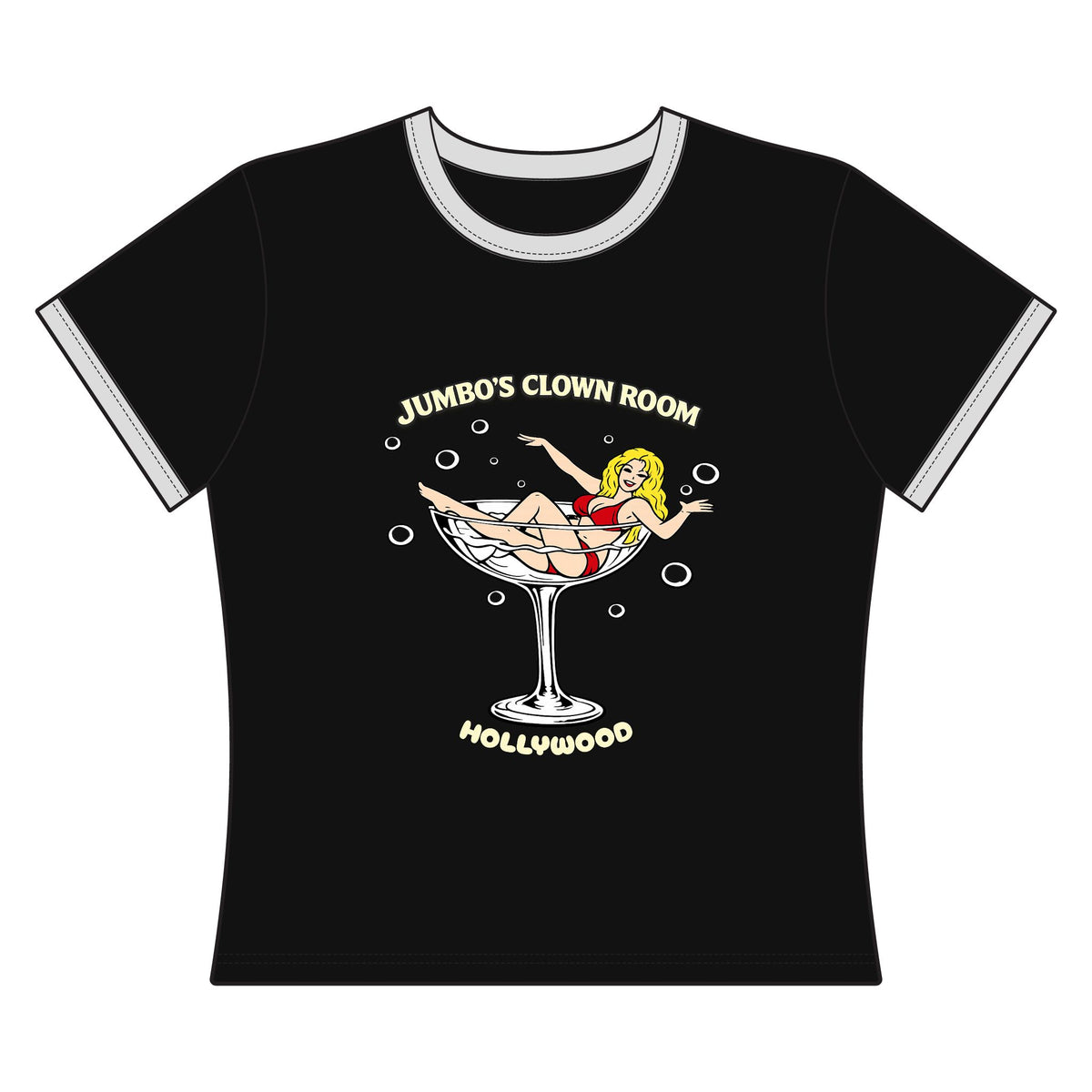 Jumbo's Clown Room " Bikini Martini Girl" Ringer