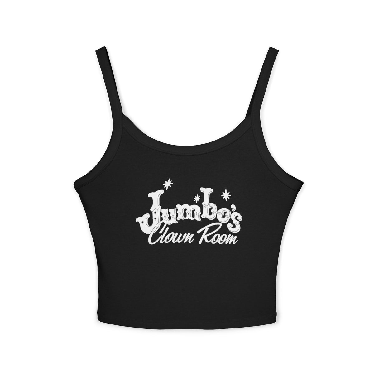 Jumbo's Clown Room Vintage Logo Crop Spaghetti Strap Top