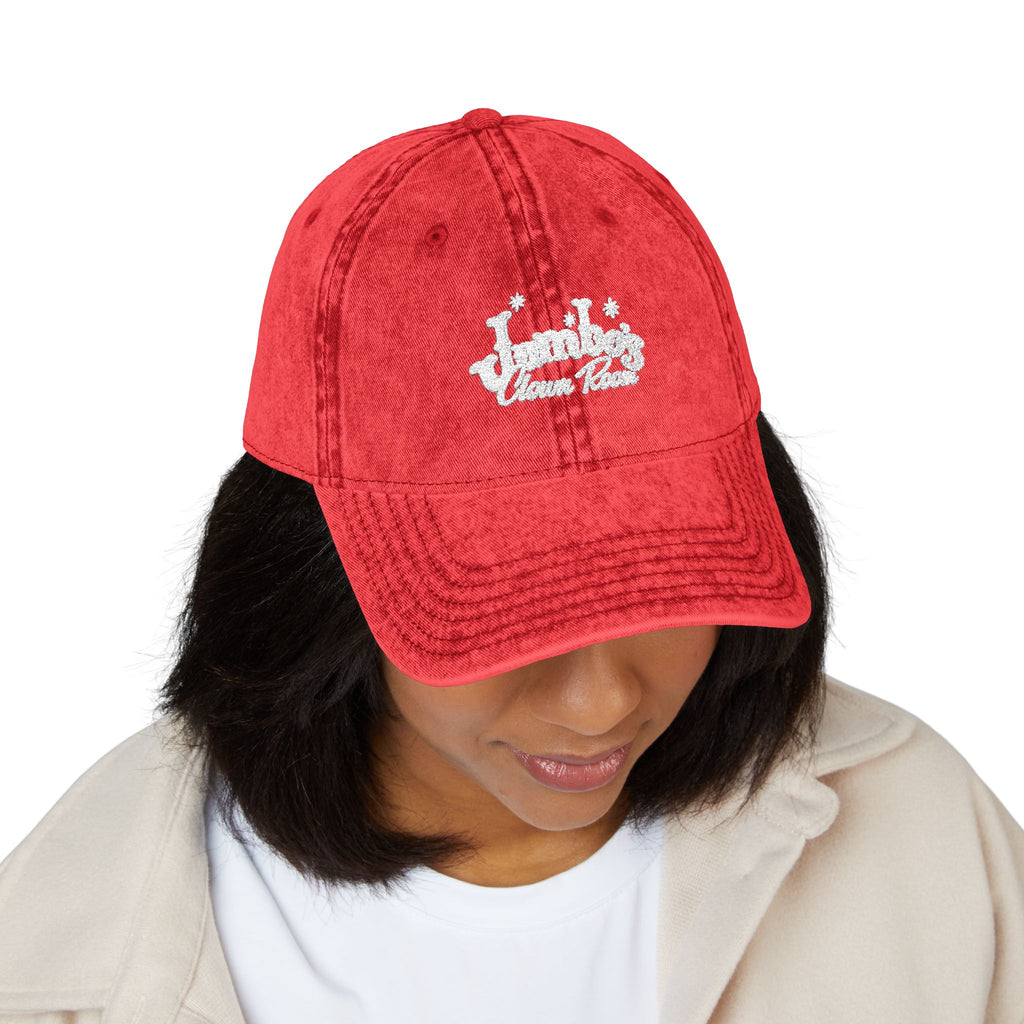 Jumbo's Clown Room Vintage Embroidered Retro Distressed Dad Hat