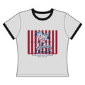 Jumbo's Clown Room Vintage Napkin Women's Cropped Ringer