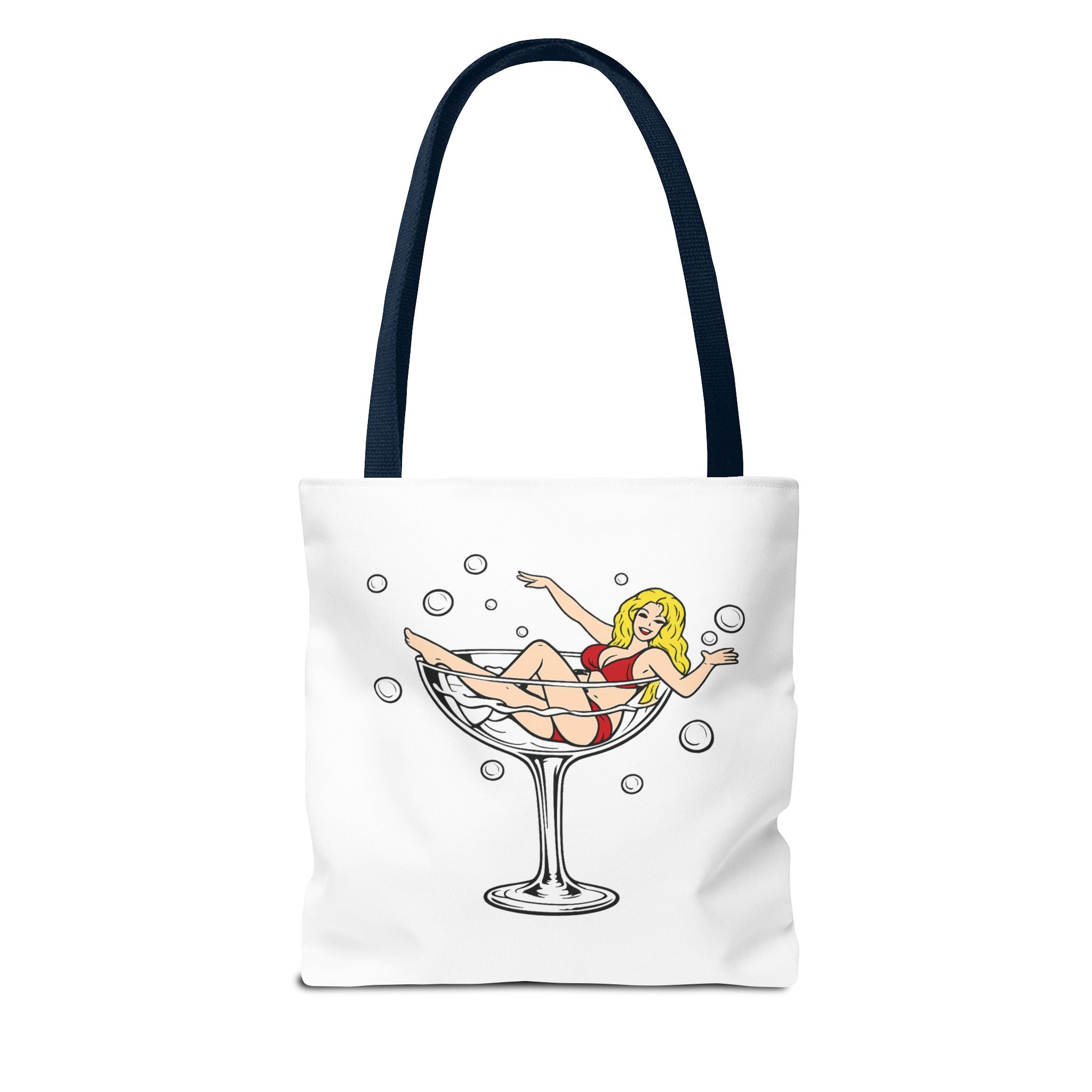 Jumbo's Clown Room "Bikini Martini Girl" Cotton Tote