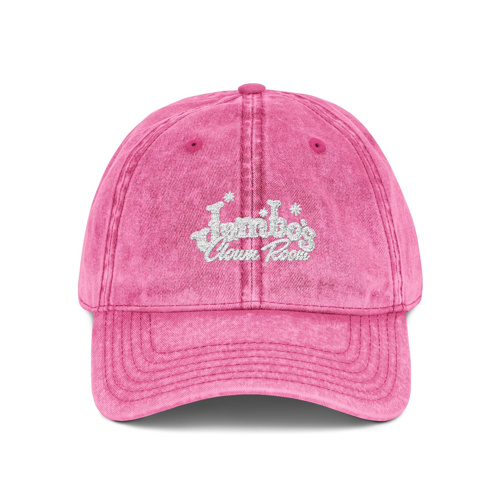 Jumbo's Clown Room Vintage Embroidered Retro Distressed Dad Hat