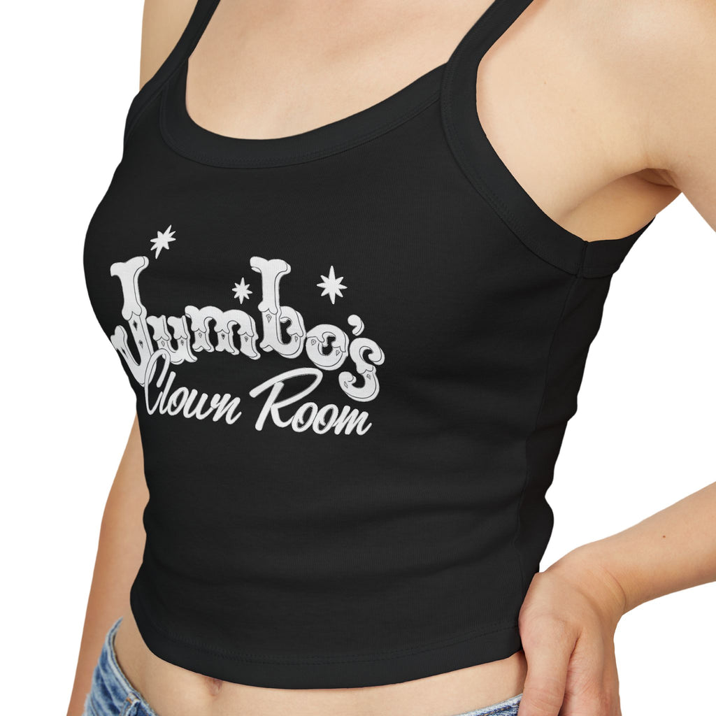 Jumbo's Clown Room Vintage Logo Crop Spaghetti Strap Top