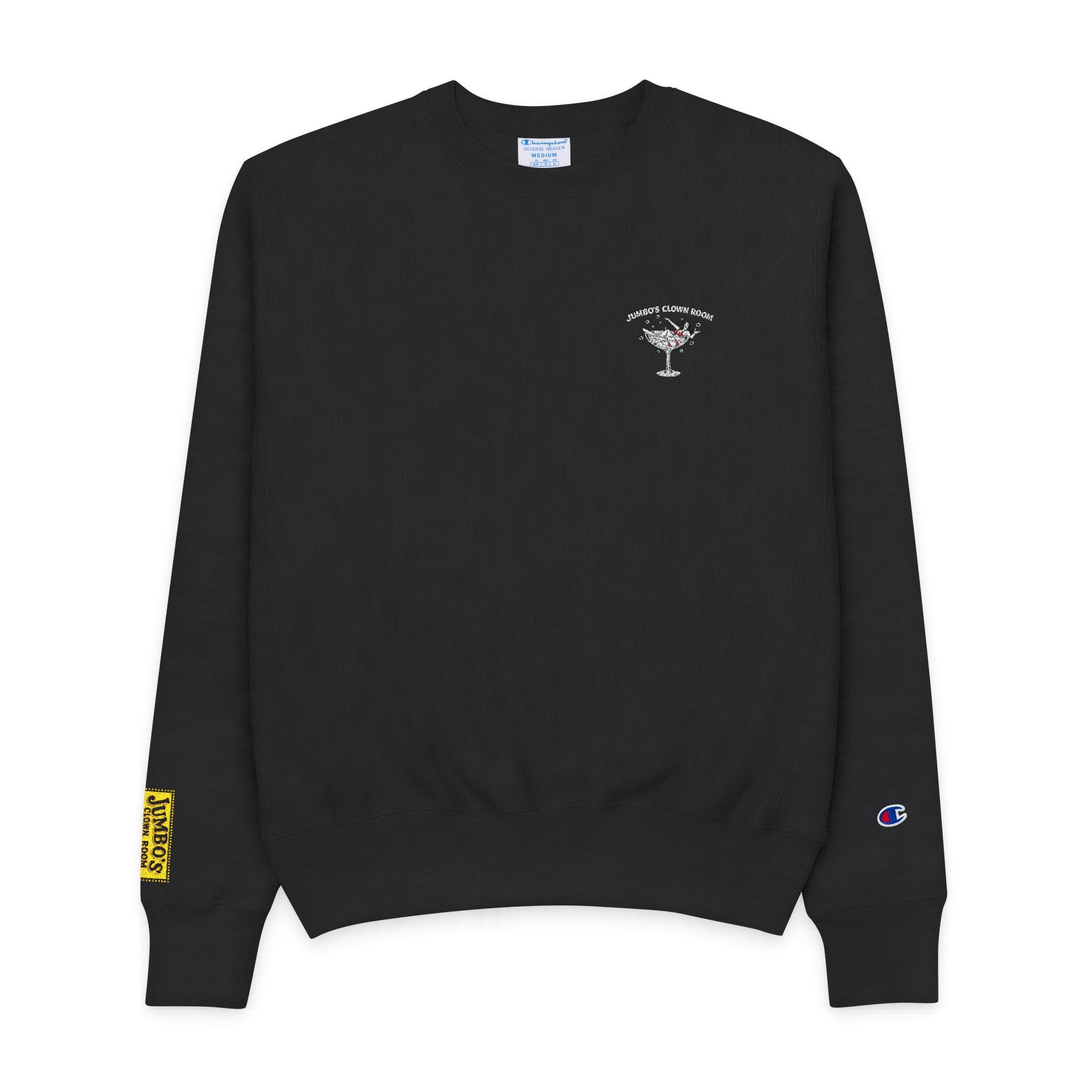 Jumbo's Clown Room Deluxe Embroidered Champion Brand Sweatshirt