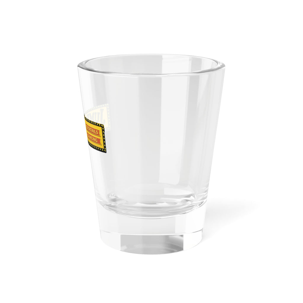 Jumbo's Clown Room Vintage Sign Bar Shot Glass – 1.5oz Collectible
